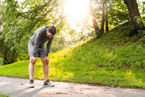 Swedish man is exhausted after exercising in e public park