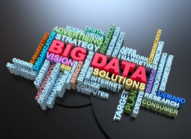 big data - buzz word foto e immagini stock