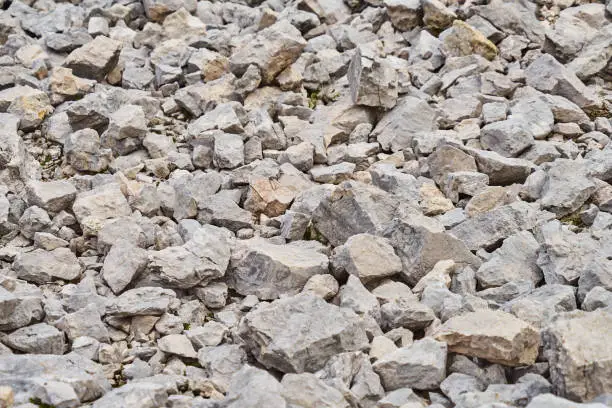 gravel, coarse gravel and stones, as backgrounds or patterns