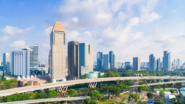 istock Beautiful city scape. 1169342386