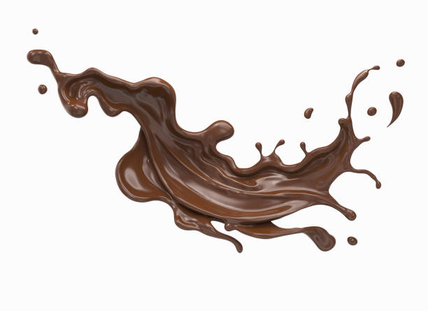 istock chocolate splash in shape of spiral. 1169344113