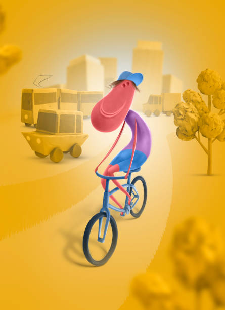 Cyclists in the city