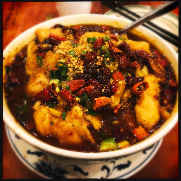 Szechuan spicy fish soup