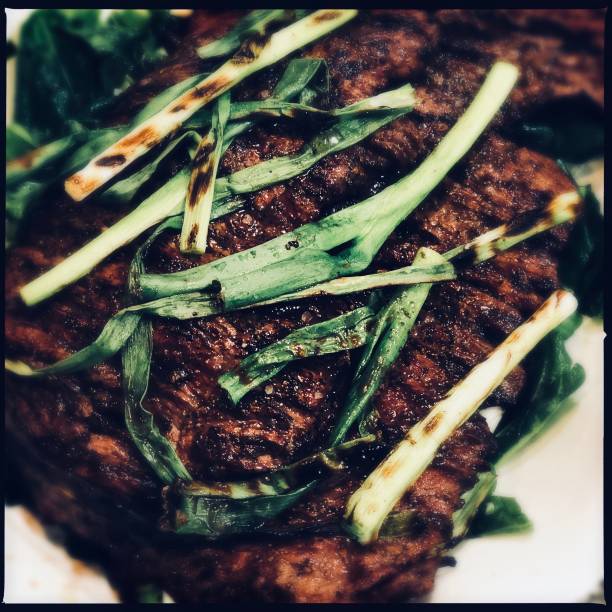 Grilled skirt steak