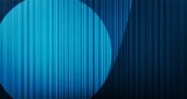 Vector Light Blue curtain background with Stage light,Hight Quality and modern style. vector art illustration