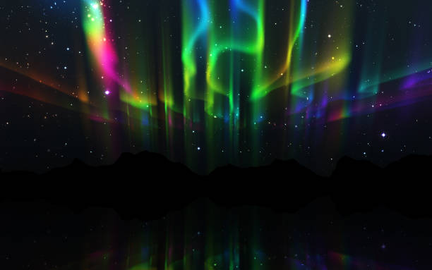 istock Aurora borealis nature landscape at night 1169366960