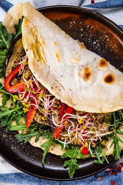 istock Grilled vegetables in tortilla 1169370720
