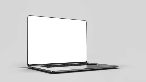 istock Laptop template isolated on white. Mockup. 1169371615
