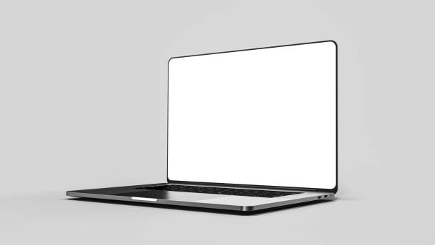 istock Laptop template isolated on white. Mockup. 1169371650
