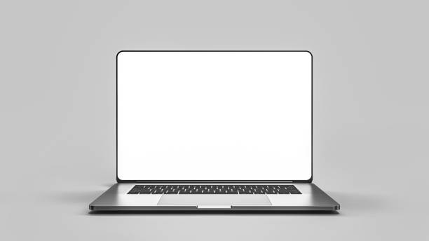 istock Laptop template isolated on white. Mockup. 1169371677