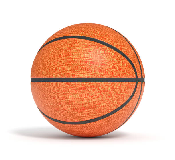 istock basketball ball on white background. team sport. sport activity. 3d rendering 1169373540