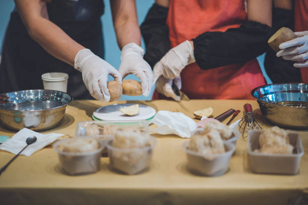 istock Measuring Potato weight by student before cutting 1169375337