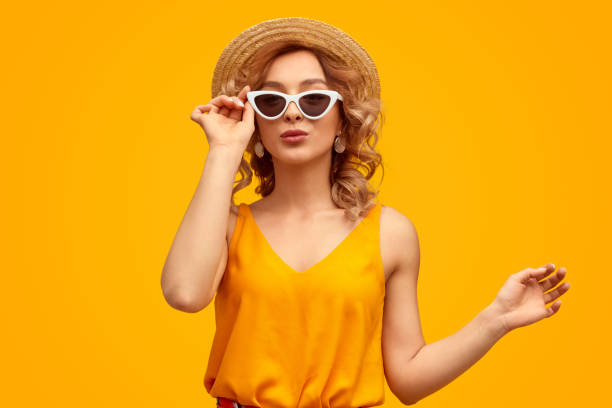 istock Trendy lady in summer outfit 1169378199