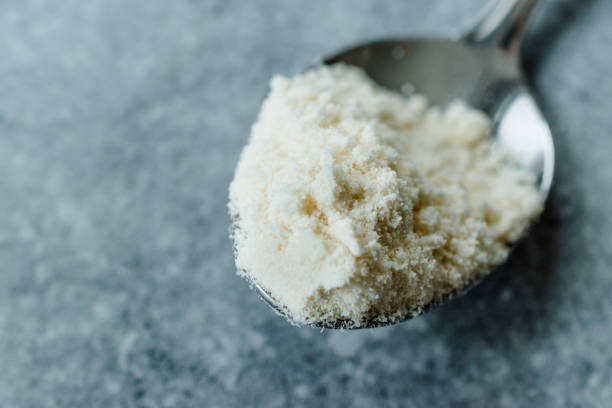 istock Coconut Flour in Metal Spoon Ready to Use. 1169380179