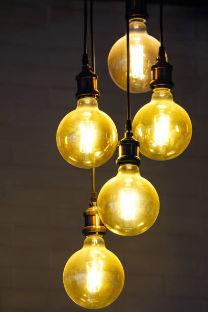istock Decorative Ceiling Lamp decoration in the department store 1169385933