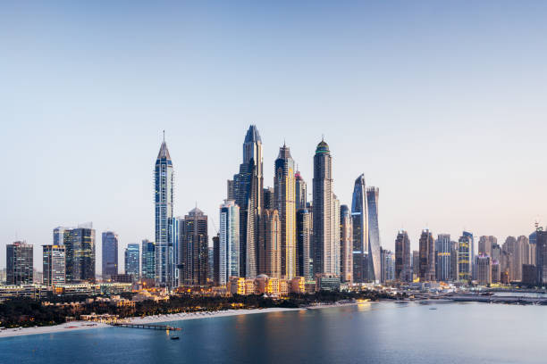 istock Dubai Marina Skyscrapers 1169391798
