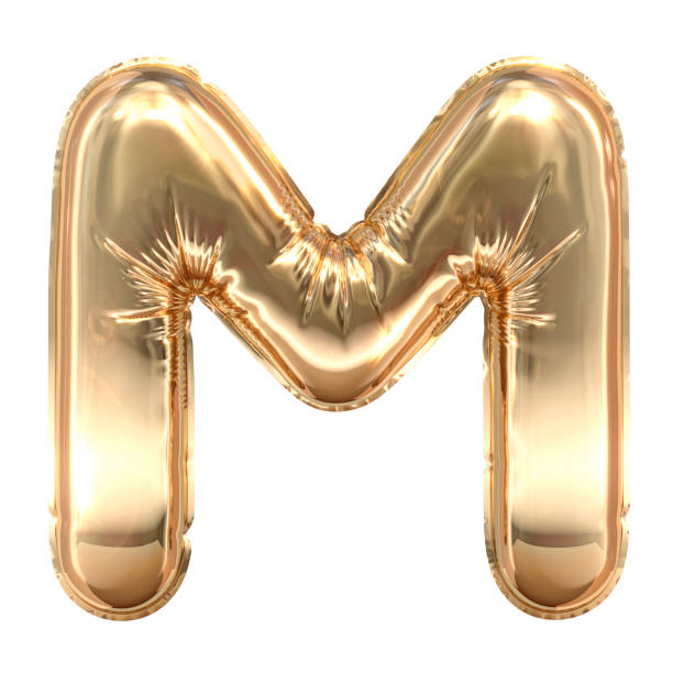istock Golden Balloons font 3D Render 1169399297