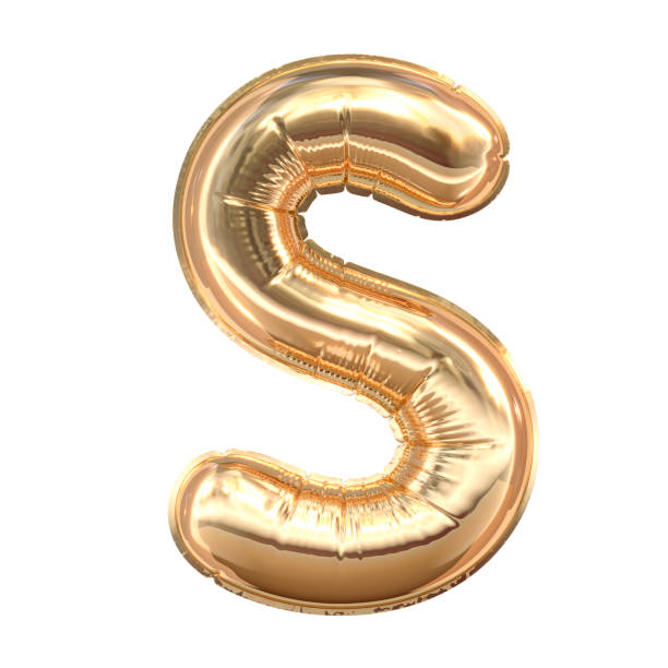 istock Golden Balloons font 3D Render 1169399348