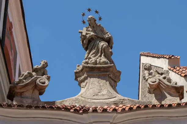 Church of St. John of Nepomuk (Kostel svateho Jana Nepomuckeho). Kutna Hora, Czech Republic