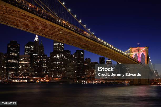 Foto de Ponte Do Brooklyn Nova York e mais fotos de stock de Arquitetura - Arquitetura, Brooklyn - New York, Centro da cidade