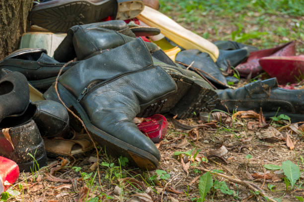 istock Old Shoes Abandoned 1169402258