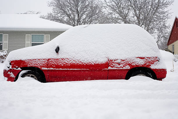 istock Winter Snow Covering Car 116940227
