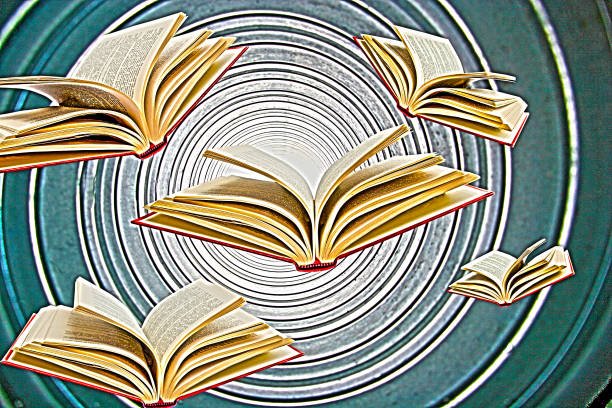 istock Books Flying Through a Tube 1169404718