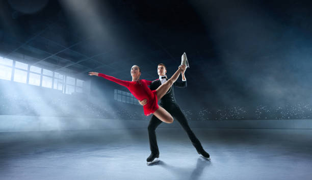 istock Figure skating couple. 1169417208