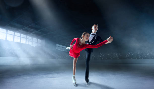 istock Figure skating couple. 1169417210