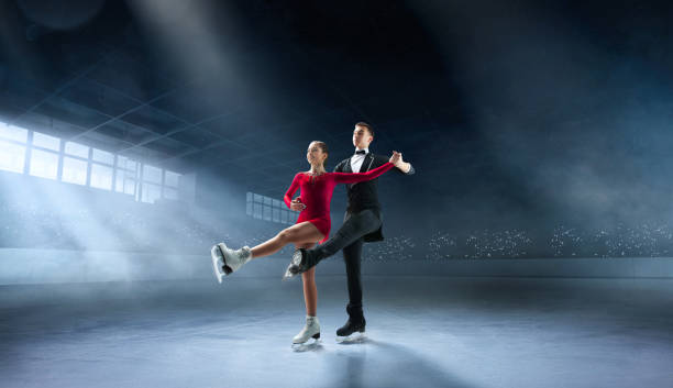 istock Figure skating couple. 1169417275