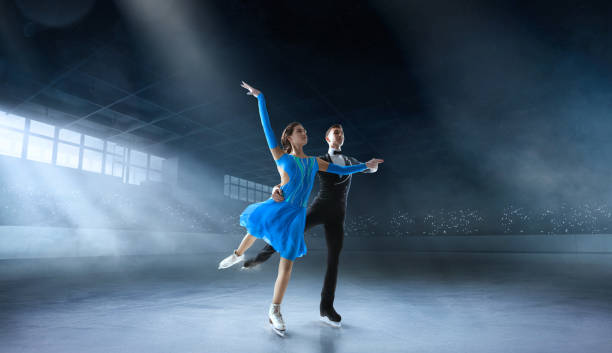 istock Figure skating couple. 1169417278