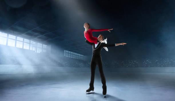 istock Figure skating couple. 1169417279