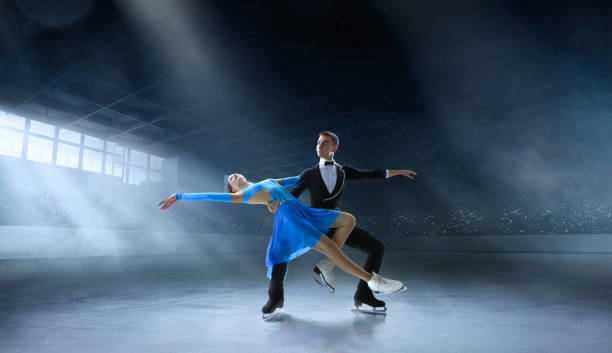istock Figure skating couple. 1169417331