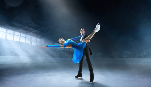 istock Figure skating couple. 1169417370
