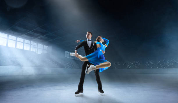 istock Figure skating couple. 1169417430