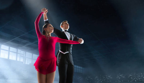 istock Figure skating couple. 1169417435