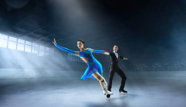 istock Figure skating couple. 1169417436