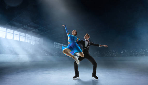 istock Figure skating couple. 1169417437