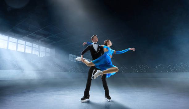istock Figure skating couple. 1169417493
