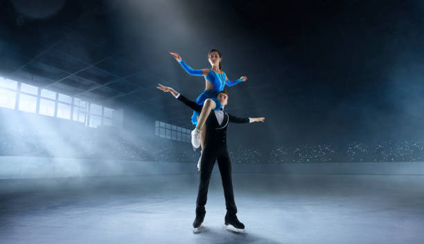 istock Figure skating couple. 1169417700