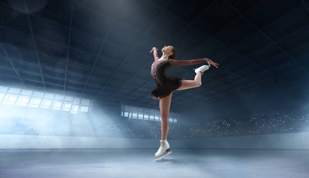 istock Figure skating couple. 1169417782