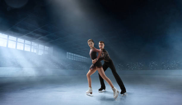 istock Figure skating couple. 1169418357