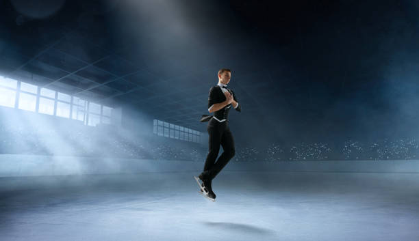 istock Figure skating couple. 1169418373