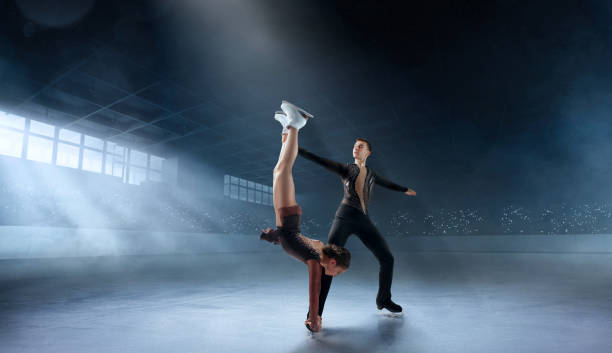 istock Figure skating couple. 1169418478