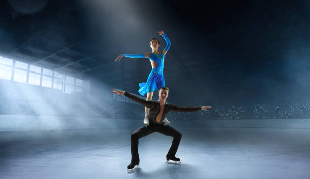 istock Figure skating couple. 1169418543