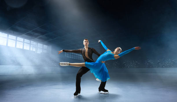 istock Figure skating couple. 1169418554
