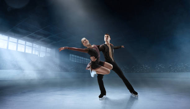 istock Figure skating couple. 1169418574