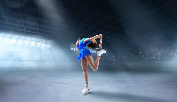 istock Figure skating couple. 1169418597