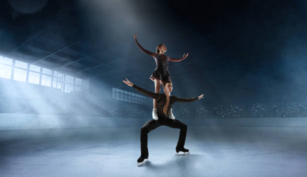 istock Figure skating couple. 1169418617