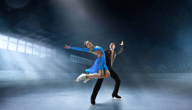 istock Figure skating couple. 1169418674